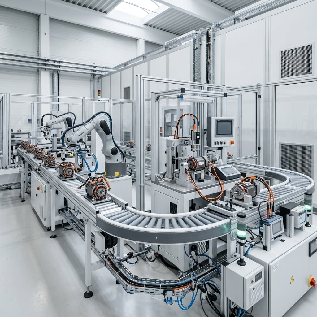 Cleanroom Motor Assembly Line